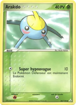 Carte Arakdo 82/110 – EX Fantômes Holon