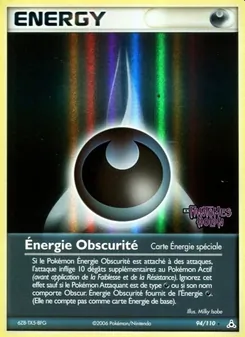 Carte Énergie Obscurité 94/110 – EX Fantômes Holon