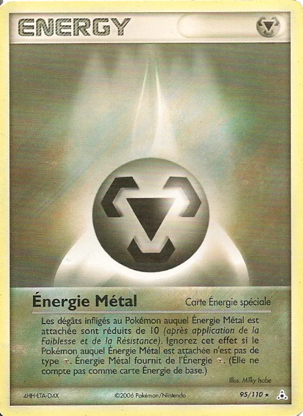 Carte Énergie Métal 95/110 – EX Fantômes Holon