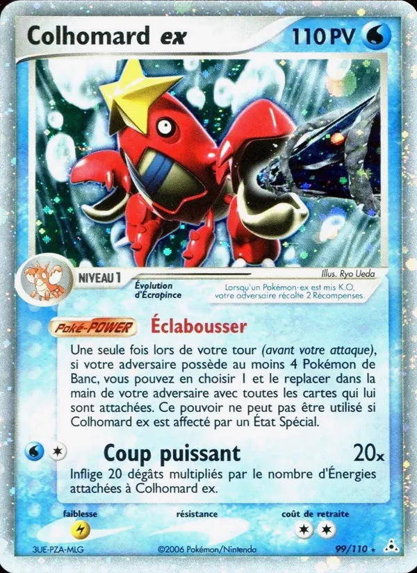 Carte Colhomard ex 99/110 – EX Fantômes Holon