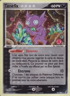 Carte Ténéfix 10/100 – EX Gardiens de Cristal