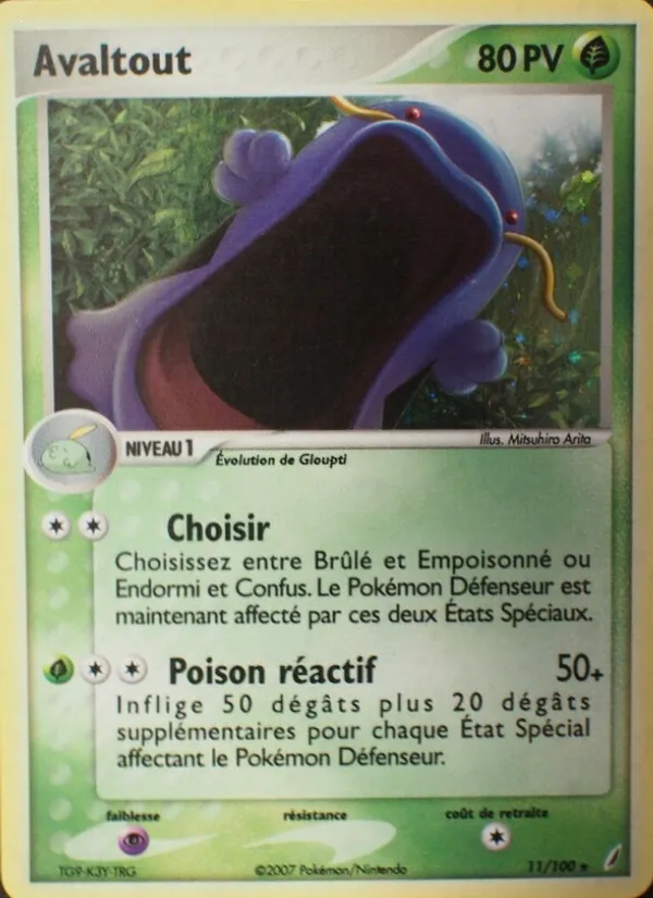 Carte Avaltout 11/100 – EX Gardiens de Cristal