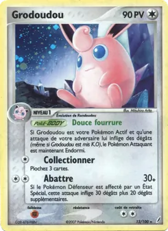 Carte Grodoudou 13/100 – EX Gardiens de Cristal