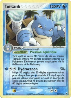 Carte Tortank 14/100 – EX Gardiens de Cristal
