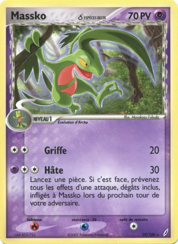 Carte Massko δ 19/100 – EX Gardiens de Cristal