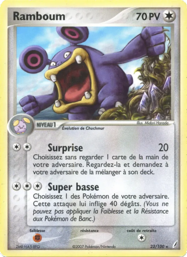 Carte Ramboum 23/100 – EX Gardiens de Cristal