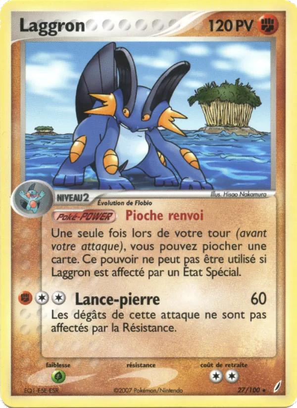 Carte Laggron 27/100 – EX Gardiens de Cristal