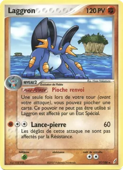 Carte Laggron 27/100 – EX Gardiens de Cristal