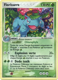 Carte Florizarre 28/100 – EX Gardiens de Cristal