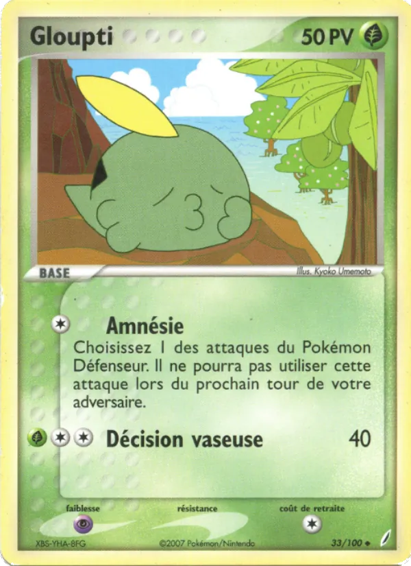 Carte Gloupti 33/100 – EX Gardiens de Cristal