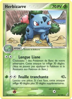 Carte Herbizarre 35/100 – EX Gardiens de Cristal