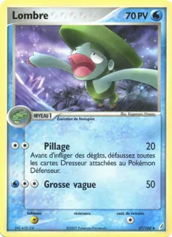 Carte Lombre 37/100 – EX Gardiens de Cristal