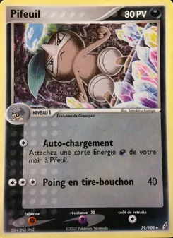 Carte Pifeuil 39/100 – EX Gardiens de Cristal