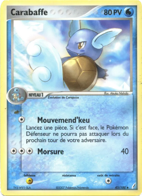 Carte Carabaffe 43/100 – EX Gardiens de Cristal