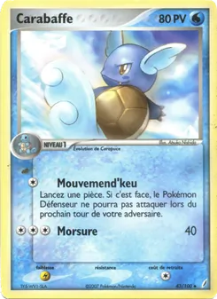 Carte Carabaffe 43/100 – EX Gardiens de Cristal