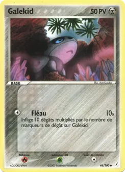 Carte Galekid 44/100 – EX Gardiens de Cristal