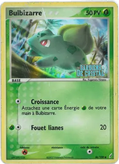 Carte Bulbizarre 46/100 – EX Gardiens de Cristal