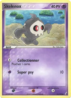 Carte Skelénox 51/100 – EX Gardiens de Cristal