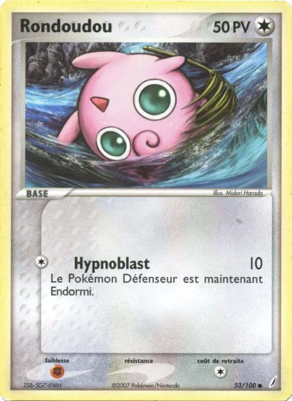 Carte Rondoudou 53/100 – EX Gardiens de Cristal