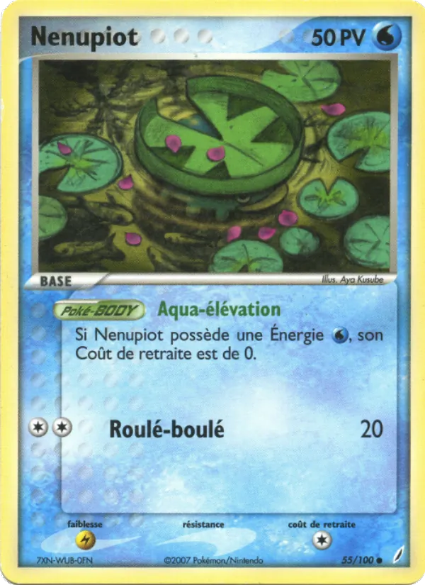 Carte Nénupiot 55/100 – EX Gardiens de Cristal