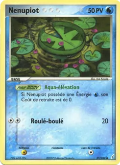 Carte Nénupiot 55/100 – EX Gardiens de Cristal
