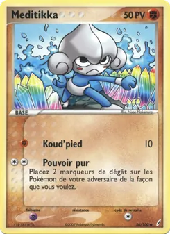 Carte Méditikka 56/100 – EX Gardiens de Cristal