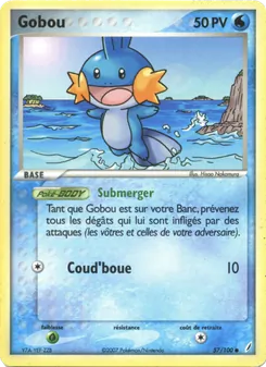 Carte Gobou 57/100 – EX Gardiens de Cristal