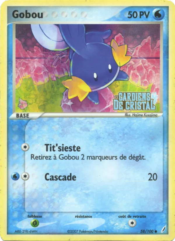 Carte Gobou 58/100 – EX Gardiens de Cristal