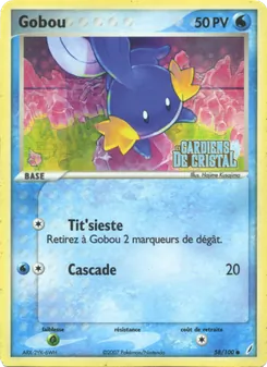 Carte Gobou 58/100 – EX Gardiens de Cristal