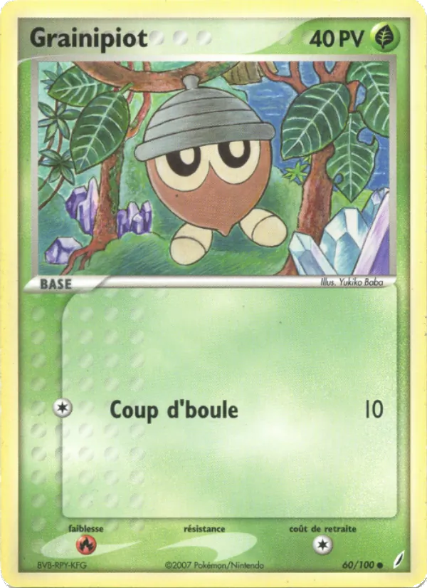 Carte Grainipiot 60/100 – EX Gardiens de Cristal