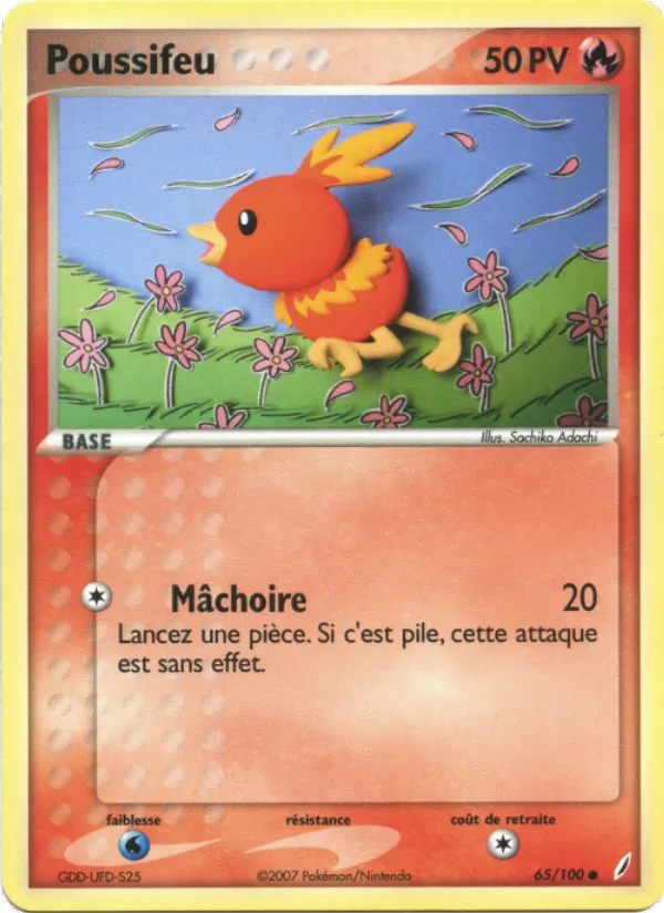 Carte Poussifeu 65/100 – EX Gardiens de Cristal