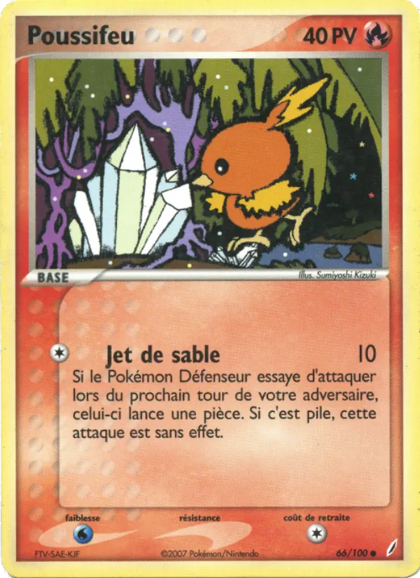 Carte Poussifeu 66/100 – EX Gardiens de Cristal