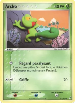 Carte Arcko 67/100 – EX Gardiens de Cristal