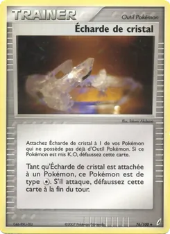 Carte Écharde de cristal 76/100 – EX Gardiens de Cristal