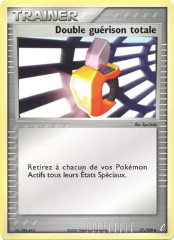 Carte Double guérison totale 77/100 – EX Gardiens de Cristal