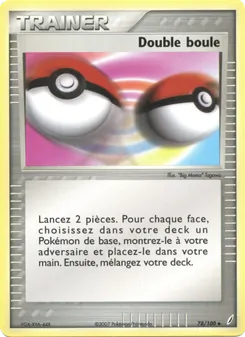 Carte Double boule 78/100 – EX Gardiens de Cristal