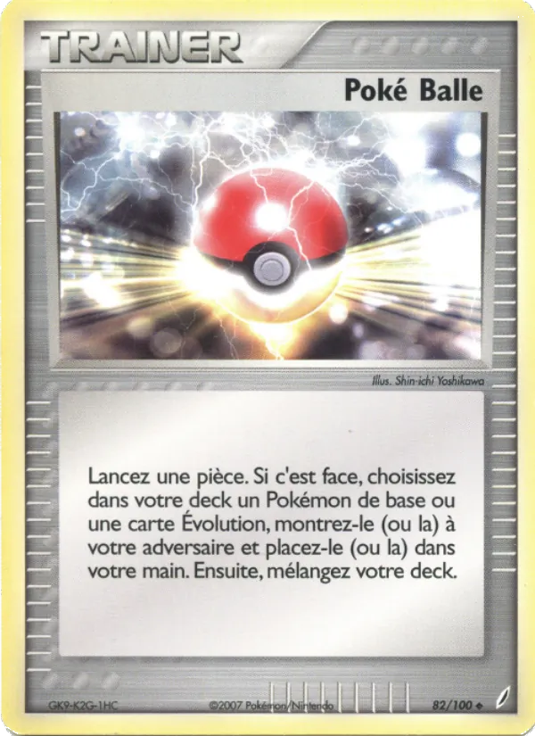 Carte Poké Balle 82/100 – EX Gardiens de Cristal