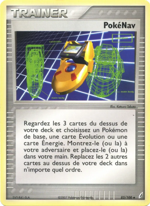 Carte PokéNav 83/100 – EX Gardiens de Cristal
