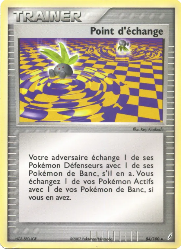Carte Point d'échange 84/100 – EX Gardiens de Cristal