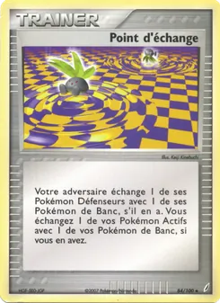 Carte Point d'échange 84/100 – EX Gardiens de Cristal