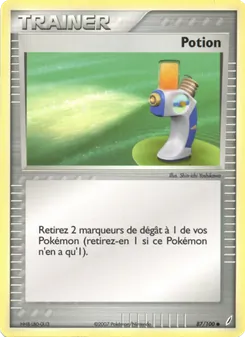 Carte Potion 87/100 – EX Gardiens de Cristal