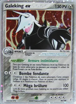 Carte Galeking ex 89/100 – EX Gardiens de Cristal