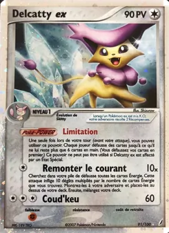 Carte Delcatty ex 91/100 – EX Gardiens de Cristal