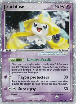 Carte Jirachi ex 94/100 – EX Gardiens de Cristal