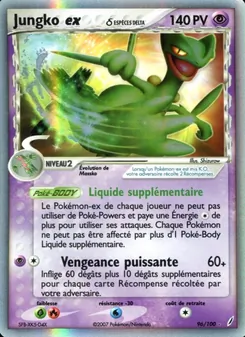 Carte Jungko ex δ 96/100 – EX Gardiens de Cristal