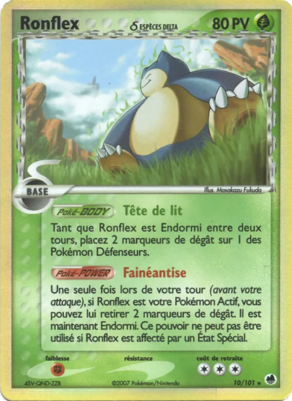 Carte Ronflex δ 10/101 – EX Île des Dragons