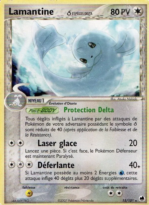 Carte Lamantine δ 15/101 – EX Île des Dragons