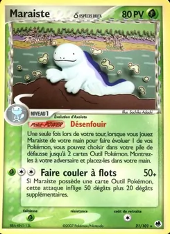 Carte Maraiste δ 21/101 – EX Île des Dragons