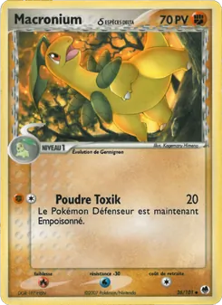 Carte Macronium δ 26/101 – EX Île des Dragons
