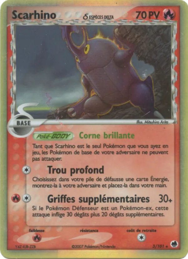 Carte Scarhino δ 3/101 – EX Île des Dragons